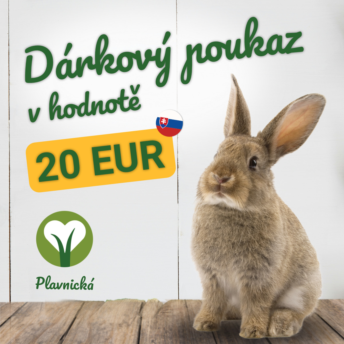 Dárkový poukaz v hodnotě 20 EUR